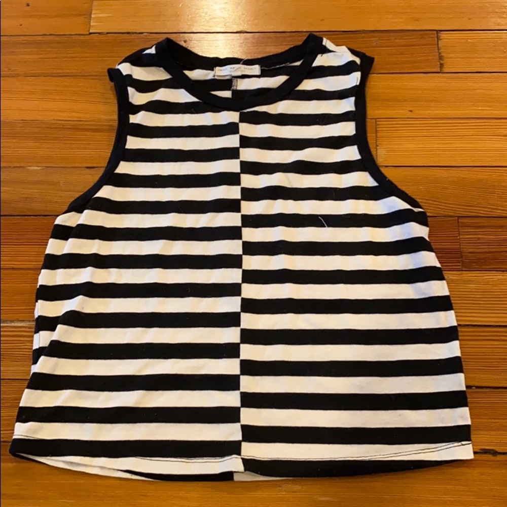 Cute cropped striped tank